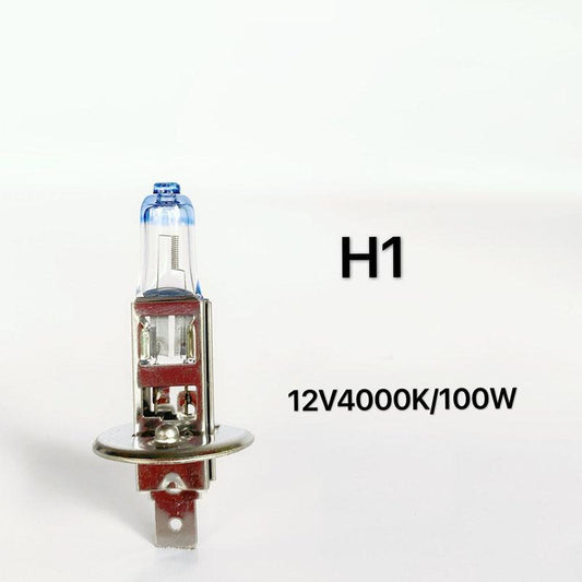 12V/24V 100W Car Xenon Light 4000K Natural Yellow Light H1/H3/H4/H7 Far and Near Integrated Light Car Light Bulb