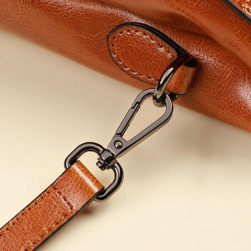 Women Luxury Top-Handle Bags PU Leather Handbags Large Capacity Personality European Style Crossbody Bag