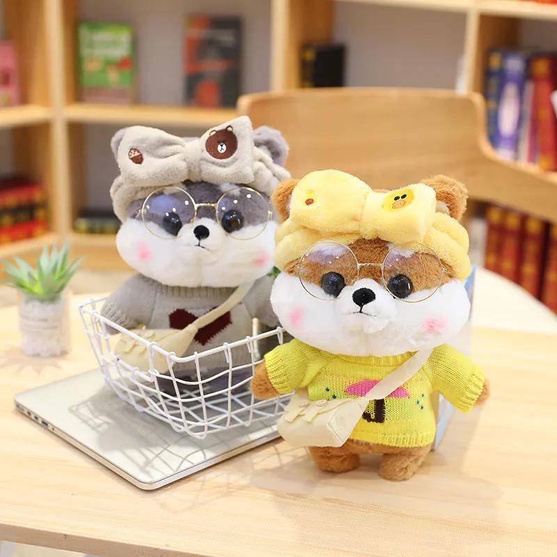 Shiba Inu Doll Husky Plush Toy Puppy Doll Pillow Cute Ragdoll