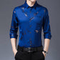 Men's Long-sleeved Business Casual Shirts Middle-aged and Young Non-iron Slim-fit Thin-inch Shirt