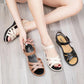 Large Size Women's Sandals Summer Rubber Plastic Velcro Flat Bottom Middle-aged and Elderly Soft-soled Sandals Mother Shoes