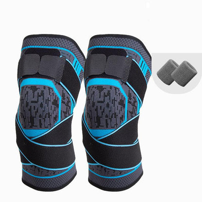 A Pair of Professional Knee Pads Sports Men and Women Running Fitness Basketball Meniscus Professional Squat Knee Protector Leg Guard Joints