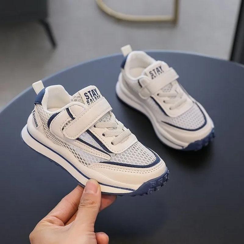 Children's Sports Shoes Spring and Summer White Shoes Boys Girls Summer Net Non -slip Light Lightweight Girl Running