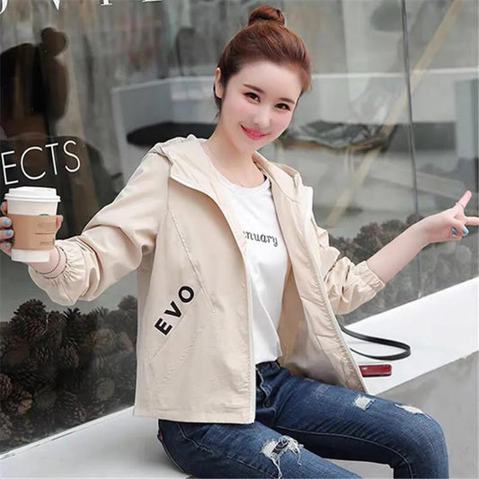 Spring Women Sports Jacket Boutique Tennis Wear Outdoor Wear Casual Comfortable Thin Top UV Protection Coat