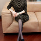 Large Size Loose Knit Dress Women Autumn Winter Slim Thickening Warm Turtleneck Sweater Dress Long Striped Bottoming Pullover Sweater