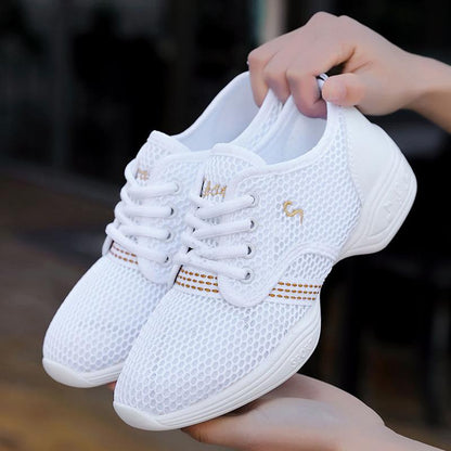 Spring and Summer Dance Shoes Women's Casual Sports Shoes Running Shoes Sailor Dance Shoes Sports Shoes