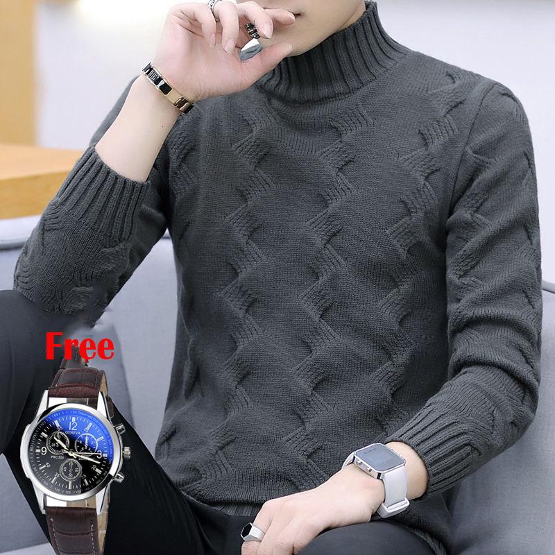 Cashmere Sweater Men Brand Clothing Men Turtleneck Sweaters Casual Knit Shirt Autumn Wool Pullover