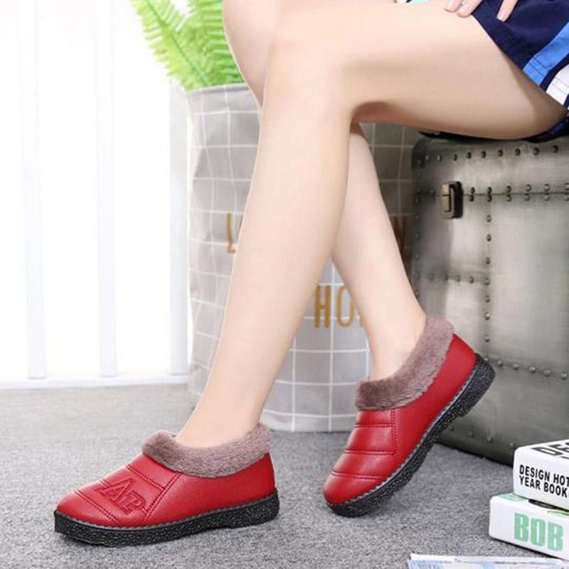 Cloth Shoes Winter Warm Women's Short Boots Cotton Shoes Women's Cotton Boots Plus Velvet Thickened Home Shoes