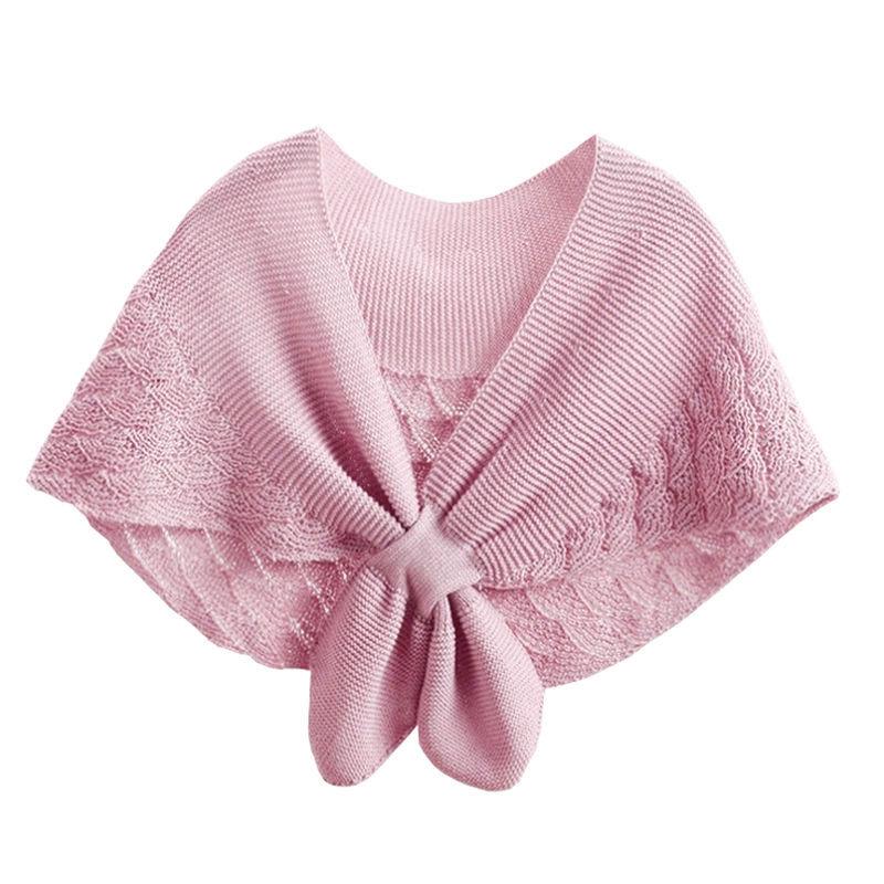 Sunscreen Shawl Women Summer Thin Knitted Hollow Shawl with Skirt High-end Shawl Women's Clothing Outer Matching Accessories