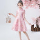 Girls Dress Cheongsam Chinese Style Improved Hanfu Children Princess Dress Girl Skirt Dress Summer