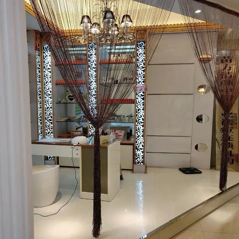 Line Curtain Door Curtain Porch Partition Curtain Wedding Decoration Background Curtain