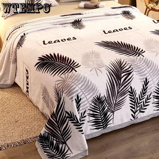 Flannel Blanket Coral Fleece Sheets Thin Section Summer Air Conditioning Blanket Home Towel Child Pillowtop Cover In Winter