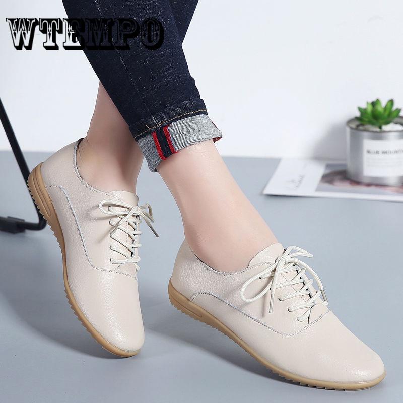 Pair of Shoes Women Ballet Flats Summer Casual Women Shoes Women Loafers Leather Hollow Sandals