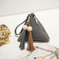 Wobag Mini Triangle Women Clutch Purse Hand Bag Wristlets Strap Small Women Bag Lady Clutches Casual