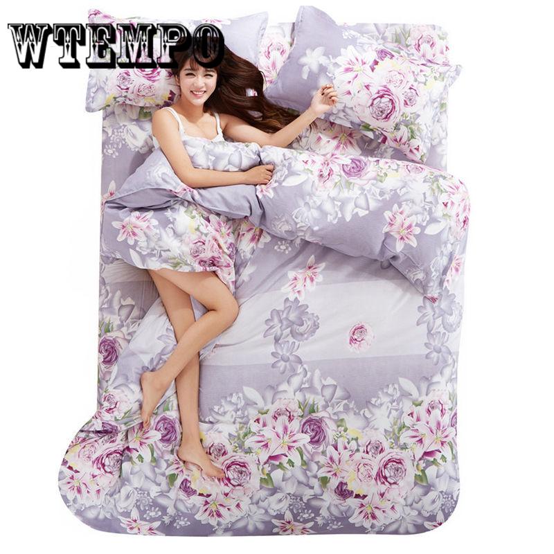 WTEMPO Brand Bedding Set Strawberry Printing Bedclothes Bedding Decor Comfortable Bedding Sets