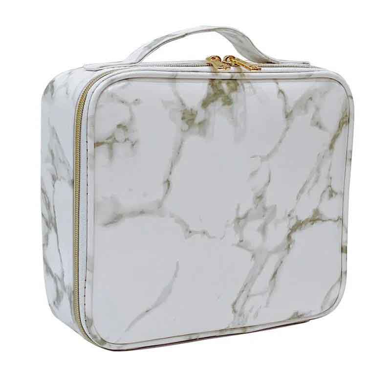 Cosmetic Bag Women's Portable Large-capacity Simple Fashion Marble Pattern Cosmetic Storage Bag