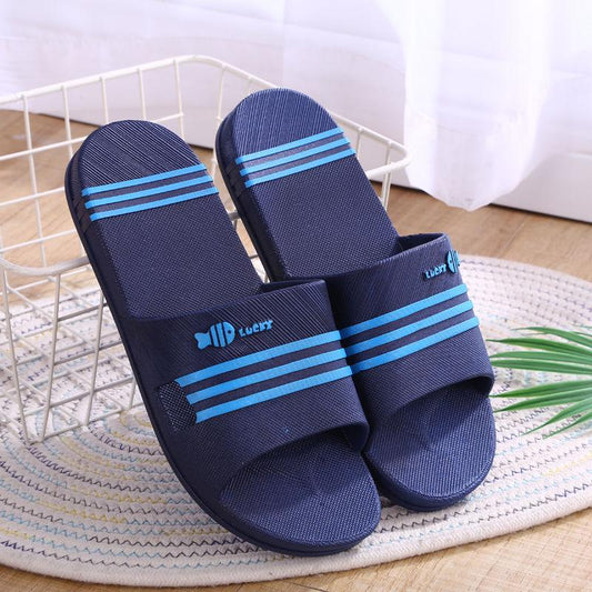 Summer Indoor and Outdoor Home Sandals and Slippers Men's Slippers Home Bathroom Bath Slippers