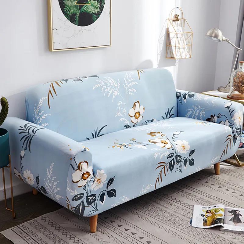 Four Seasons Universal Retro Printing Sofa Cover Living Room Single Seat Multi Seat Full Package Sofa Protective Cover