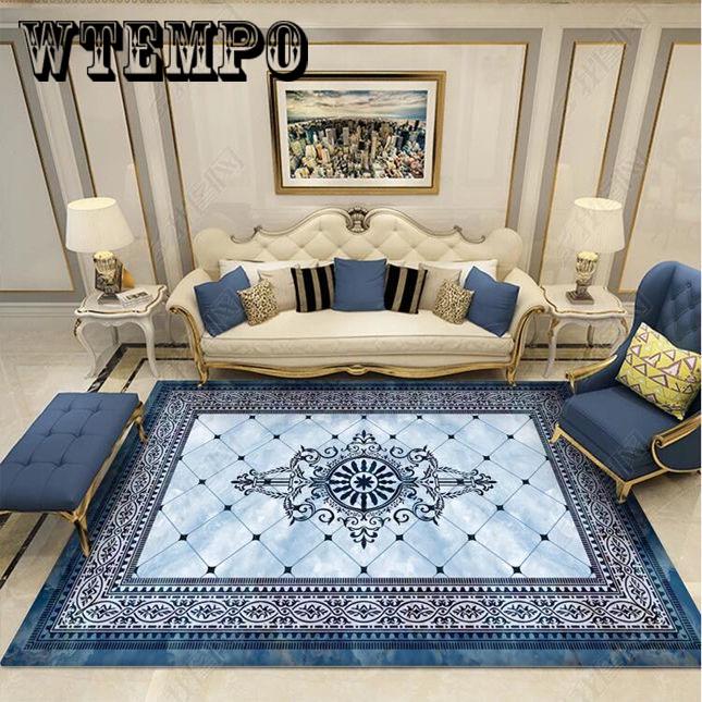 Modern Feather Printed Carpets For Living Room Pad Bedside Blanket Doormat Outdoor Parlor