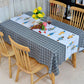 Tablecloth Waterproof and Oil-proof Disposable Pvc Table Mat Desk Cover Cloth Nordic Rectangular Home Coffee Table Cloth Fabric