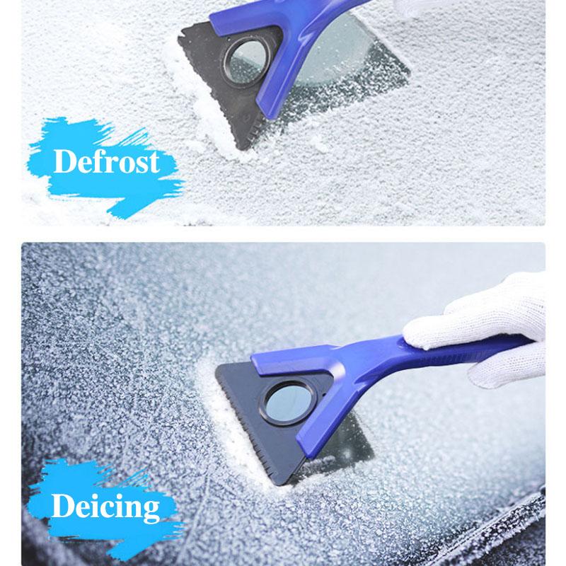 Multifunctional Snow Shovel Car Snow Scraper Sweeping Snow Brush Glass Defrosting Artifact Deicing Shovel Winter Tool