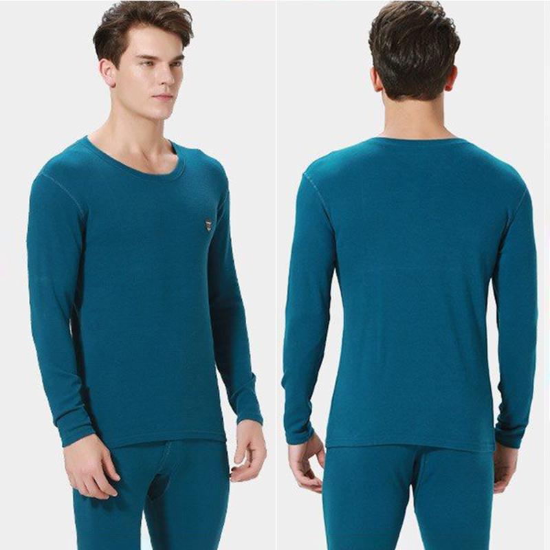 Men Winter Thermal Underwear Male Autumn Clothes Tight Suit Thicken Windproof Sport Long Sleeve High Elasticity Slim Tracksuit Wearable Versatile Warm