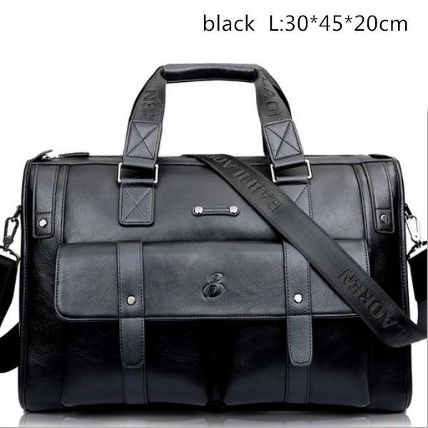 2 Size Brand Business Genuine Leather Men Bag Travel Bag Messenger Bags Computer Handbag Cowhide