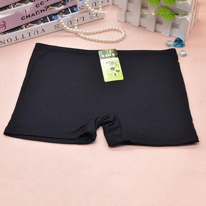 Women's Lace Solid Color Safety Pants Mid-waist Hip-lifting Ladies Panties Modal Leggings