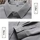 Elderly Men Shirt Casual Loose Home T-shirts Button Overshirt Solid Color Stretch Undies Male Clothing Long Sleeve Thin Top