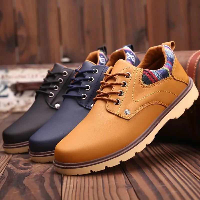 Waterproof Non-slip Leather Sports Shoes Men's Spring and Summer Wear-resistant Breathable Sneakers High-quality Casual Shoes