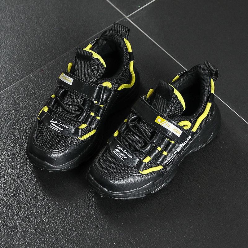 Children's Sports Shoes Spring New Girls Shoes Boys Casual Breathable Double Mesh Medium Kids Shoes, Child Shoes Kids