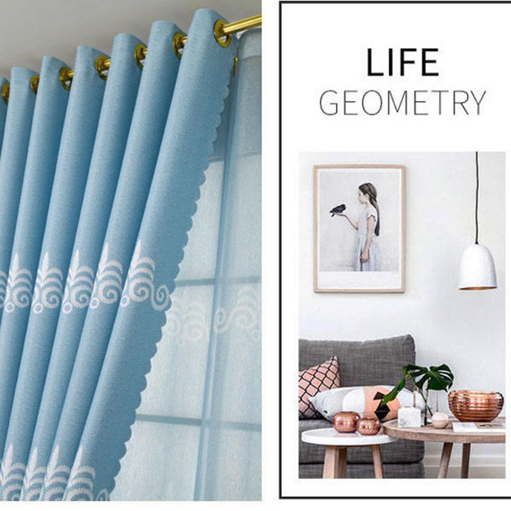 1/2pcs Modern Blackout Curtains for Living Room Window Curtains for Bedroom Curtains Fabrics Ready Made Finished Drapes Blinds Tend