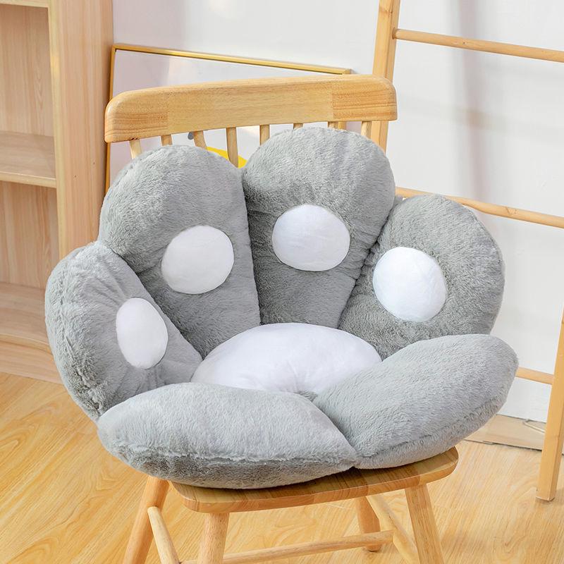 1PC 2 Sizes Soft Paw Pillow Animal Seat Cushion Stuffed Plush Sofa Indoor Floor Home Chair Decor Children Girls Gift