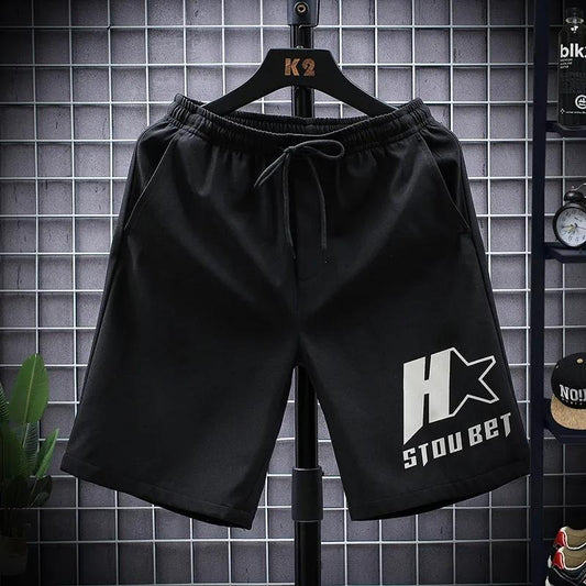 Men's Shorts Summer Beach Pants Men's Loose Large Size Casual Sports Shorts Men's Five-point Pants Big Pants Trend