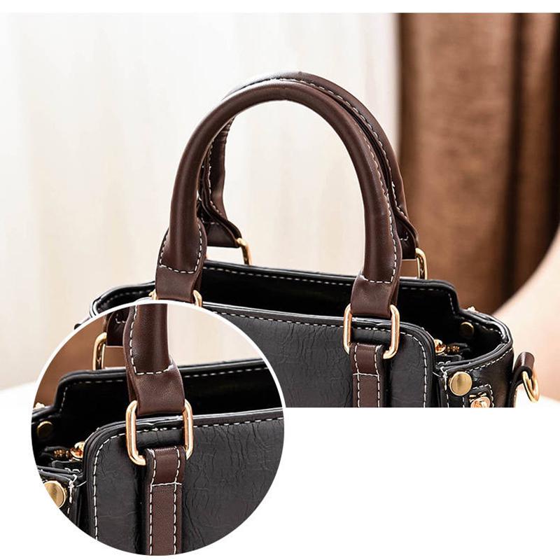 Women's Top-handle bag Small crossbody bag Zipper messenger bags for Iphone With Little bear pendant