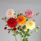 Artificial Flower Artificial Flower Silk Flower Single Dahlia Bouquet Table Floral Home Living Room Decoration Ornaments