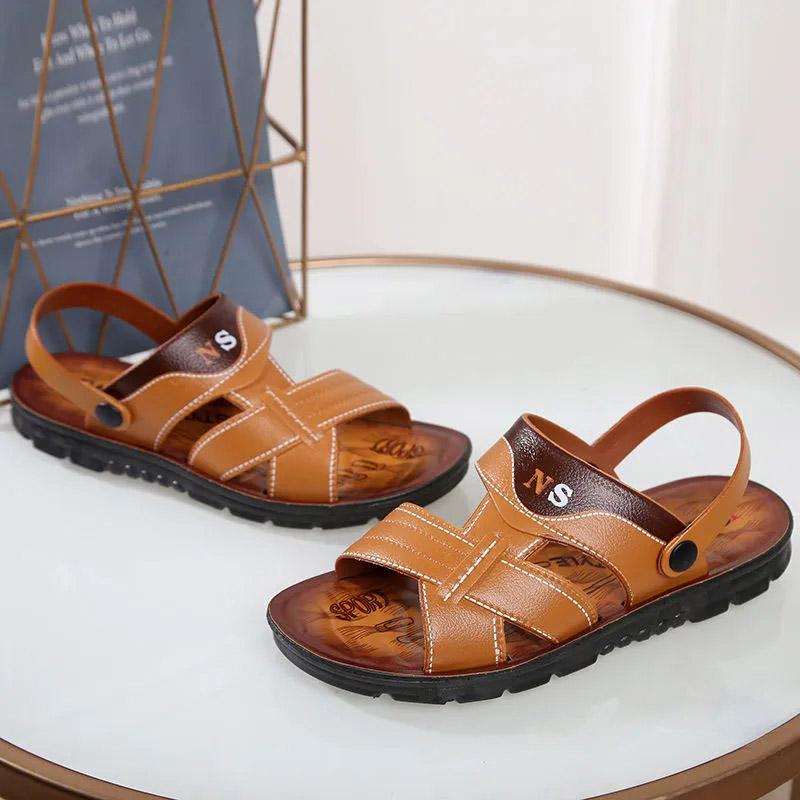 Beach Sandals Summer Dual-use Sandals and Slippers Men's Beach Shoes Korean Version Breathable Sandals Waterproof Sandals and Slippers