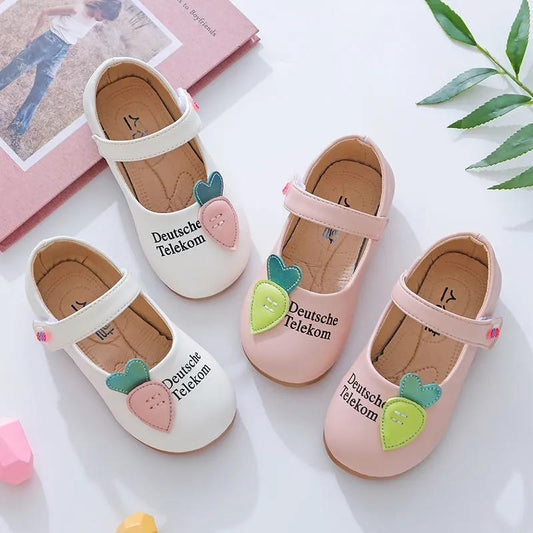 Kids Shoes Princess Shoes Pink  Sandals Children Leather Party Dress Flat Girls Sandals Baby Casual