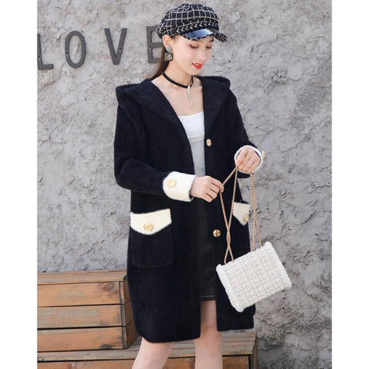 Autumn/Winter Large Size Woman's clothing Long Sleeve Warm Jacket Large size Woolen coat