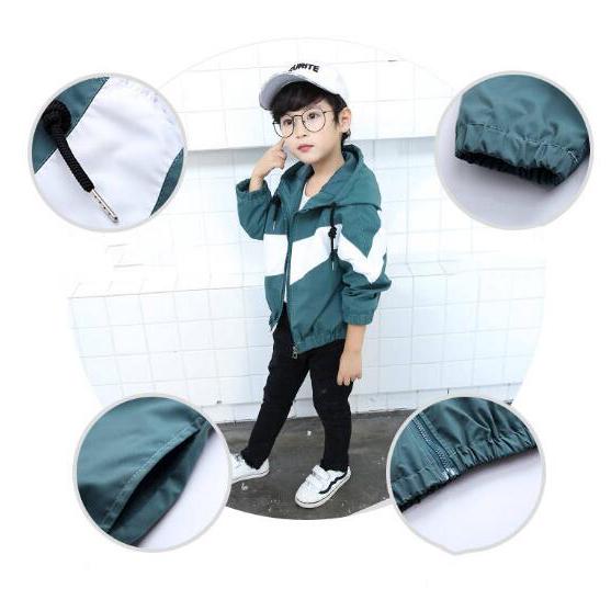 Boy Jacket Spring Autumn Long Sleeve Hoody Coats Boy Children Outerwear Boy's Coat with Hood