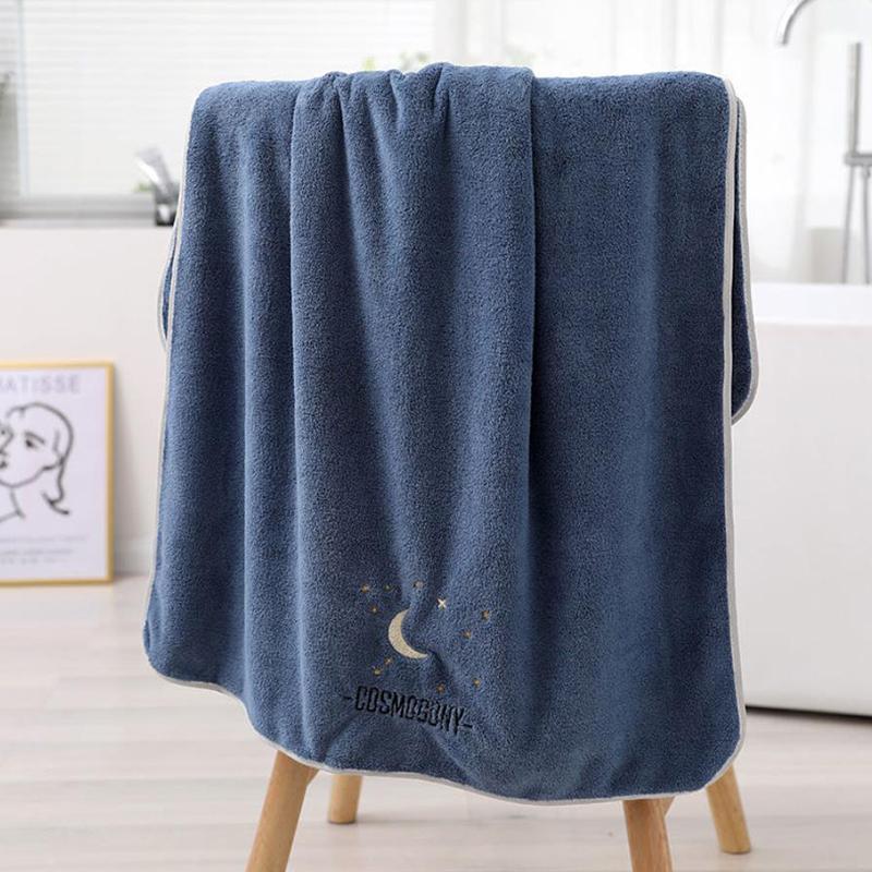 Bath Towel Quick Drying Super Absorbent Swimming Bathroom Bath Towel Towels Wash Wrap Cloth Solid Color