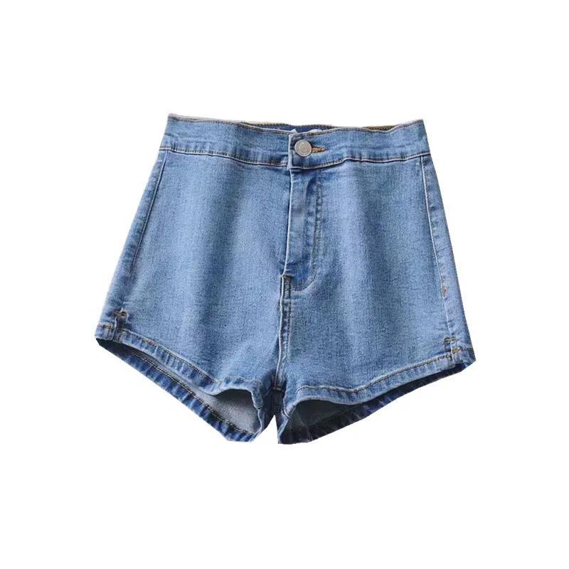 Sexy Tight Denim Shorts Women Loose Spring and Summer Thin Casual Shorts 3colors Black Grey Blue