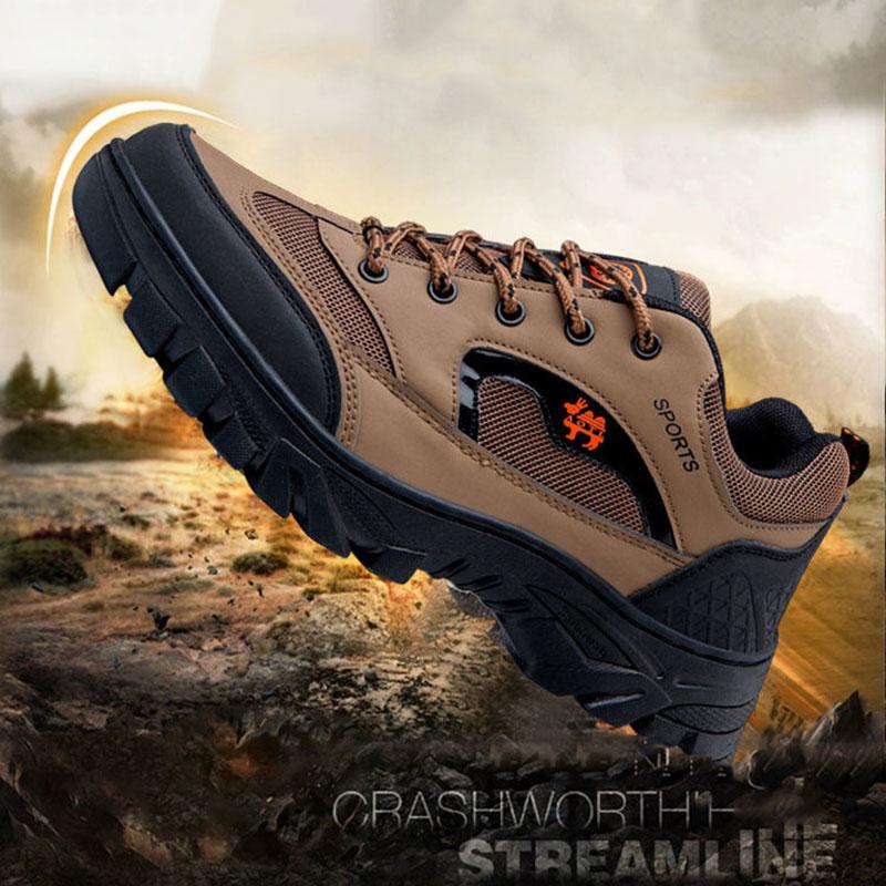 Summer Breathable Hiking Shoes Outdoor Leisure Sports Men's Mesh Shoes Non-slip Wear-resistant Hiking Shoes