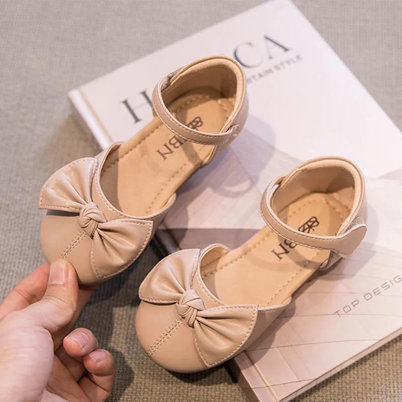 Girls' Shoes Summer Women's Treasure Soft-soled Princess Shoes Spring Style Single Shoes Children's Baotou Sandals Girls