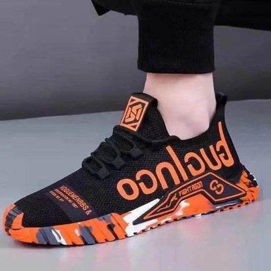 Men's Shoes Spring Summer Soft Sole Casual All-match Sneakers Large Size Flat Heel Breathable Sports Running Shoes