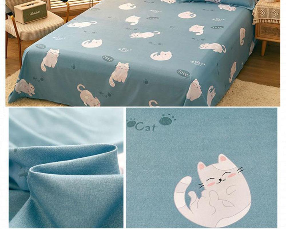 Sheets Single Thickening Spring Summer Skin-friendly Cotton Single Double Bed Single Extra Large Bed Sheet