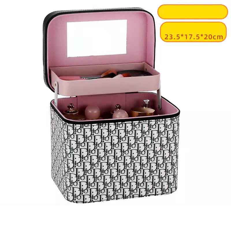 Cosmetic Bag Fashion Multifunctional Portable Cosmetic Storage Box Multi-layer Travel Storage Box