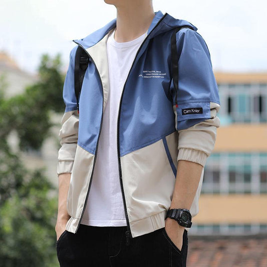 Men's Casual Sports Jacket Spring and Autumn Student Trend of Slim Clothing Jacket Men's Tops