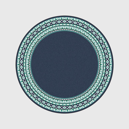 Round Carpet European-style Simple European-style Living Room Carpet Bedroom Hanging Basket Chair Non-slip Round Mat Carpet