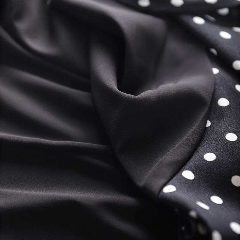 Women's Summer Large Size Wrap Skirt Female Casual Chiffon One-Piece Lace-Up High Waist Irregular Ruffle Loose Polka Dot Skirts